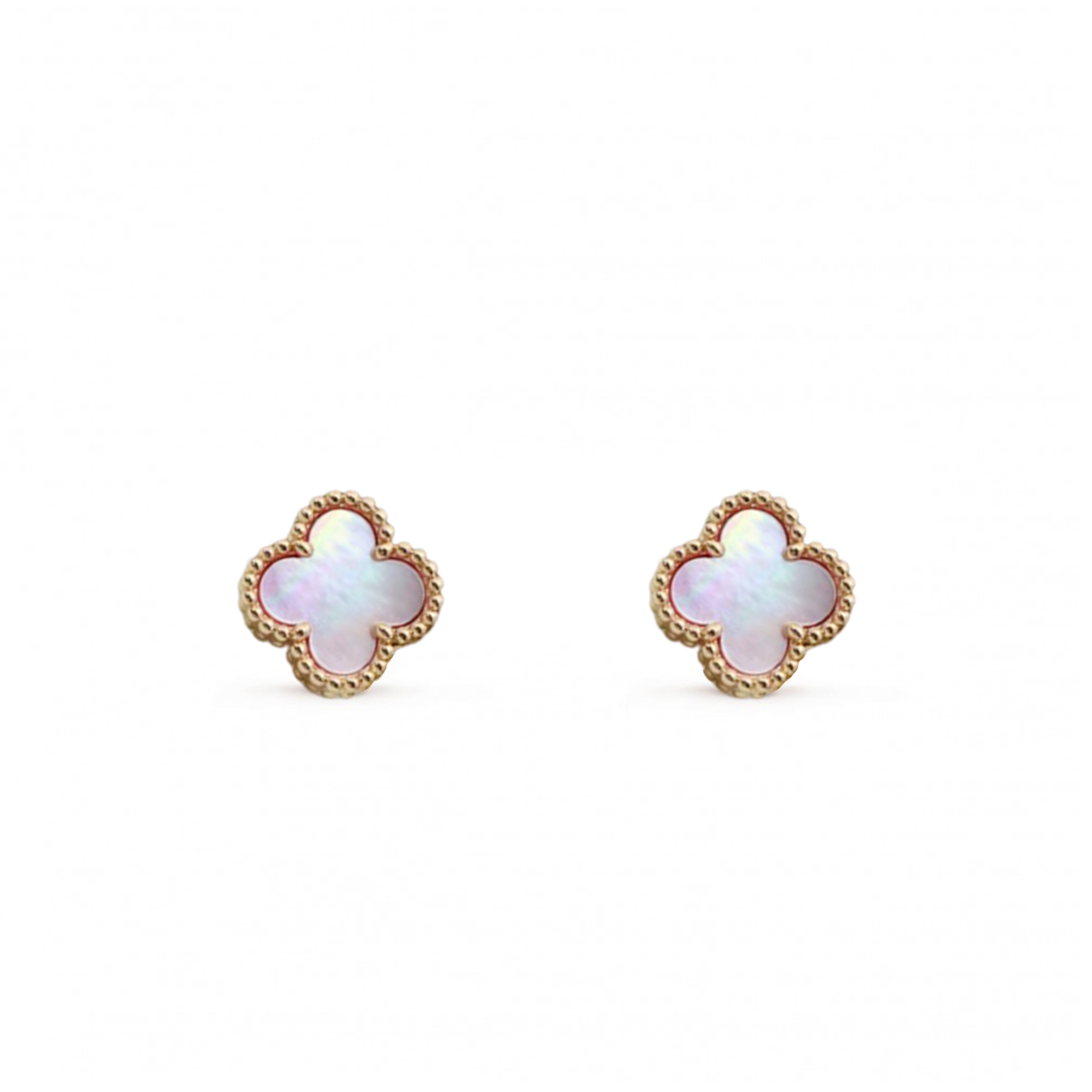 VAN CLEEF ARPELS SWEET ALHAMBRA EARRINGS ROSE GOLD